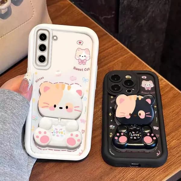 Чехол силиконовый мягкий для Samsung Galaxy S21 5G защита камеры С кронштейном
