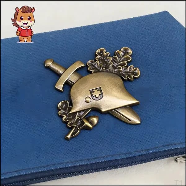 Значок / Шлем Германии Вторая мировая война, винтажная реплика, милитари аксессуар