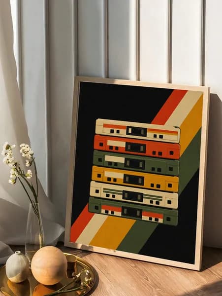 Постер "винтажная лента", 40х30 см