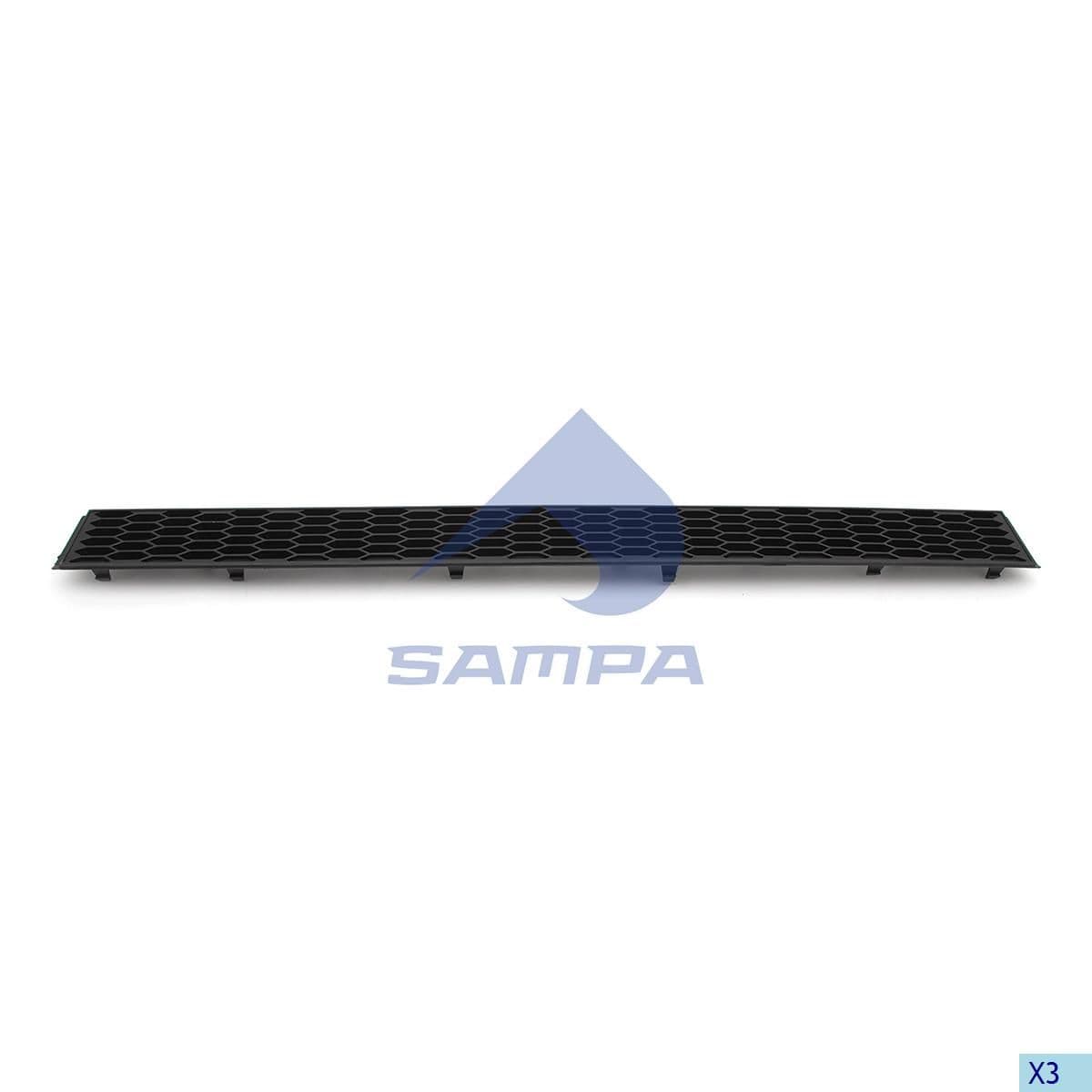 Сетка спойлера на центральную часть MB Actros III A9438851122 1810 0716 SAMPA