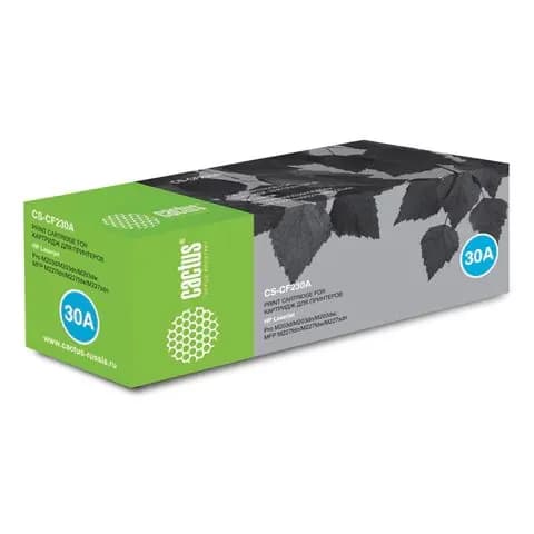 Картридж CACTUS CS-CF230A, HP LaserJetPro M227fdw/M227sdn/M203dn, 1600 стр., черный (CS-CF230A)