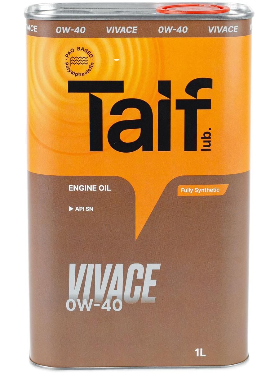 TAIF VIVACE 0W-40 Масло моторное, Синтетическое, 1 л