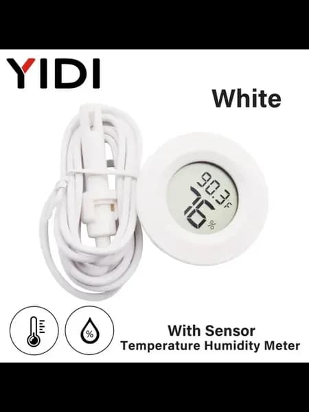 Цифровой гигрометр-термометр Белый, White- Cable