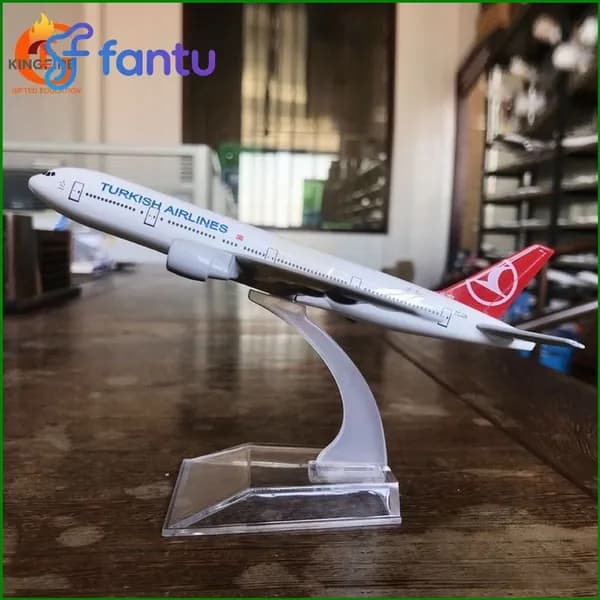 Металлическая модель B777 от Turkish Airlines, качественный Boeing 777 в коллекцию