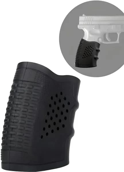Тактическая накладка на рукоятку для Glock G19, G17, G18, M4, нескользящая, мягкая резина, черная 1 шт.