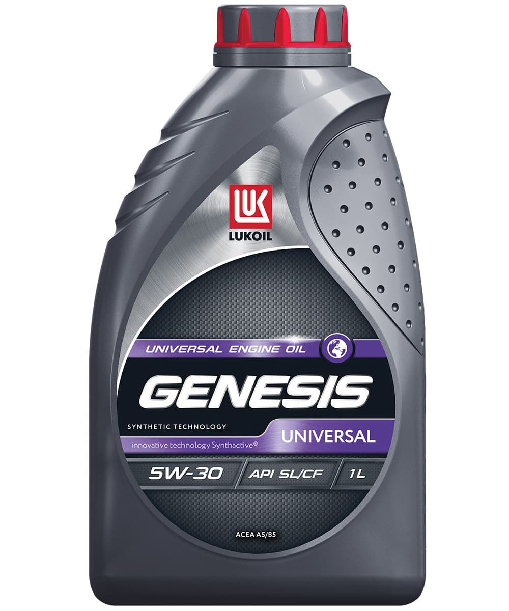 ЛУКОЙЛ (LUKOIL) GENESIS UNIVERSAL 5W-30 Масло моторное, Полусинтетическое, 1 л