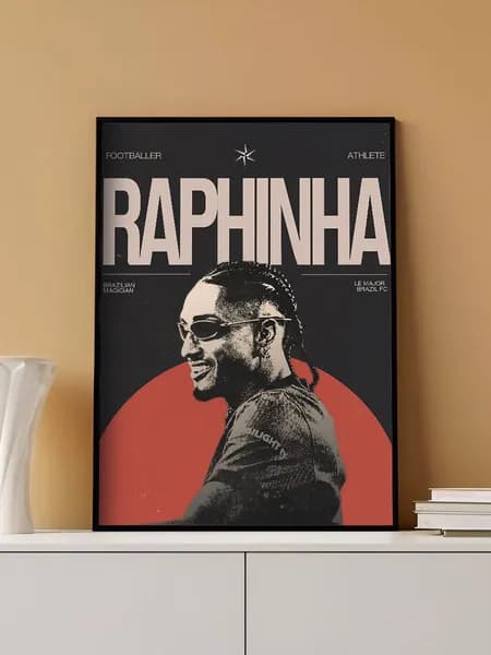 Стильный постер Рафинья без рамы (29,7х42см)