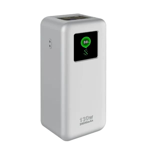 (1 шт.) Силиконовый чехол для power bank Ugreen 20000mAh 130W - серый