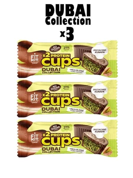 Fit Kit Protein CUPS Протеиновый Десерт Фисташковая Кунафа , 70 г(3шт)