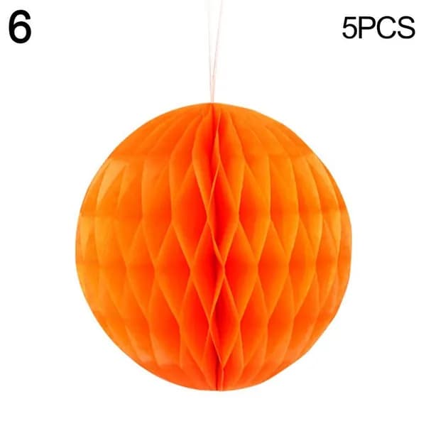 5pcs Бумажные помпоны