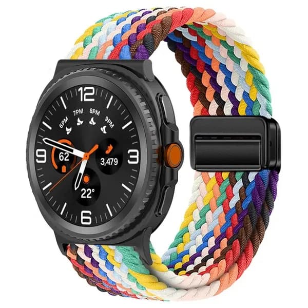 Магнитный ремешок из нейлона для Samsung Galaxy Watch 8/8 Classic с петлей 40 мм, 44 мм, 46 мм, браслет для смарт-часов Galaxy Smart Watch