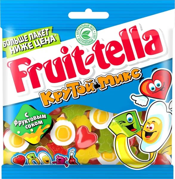 Мармелад жевательный FRUIT-TELLA Крутой микс, 150г