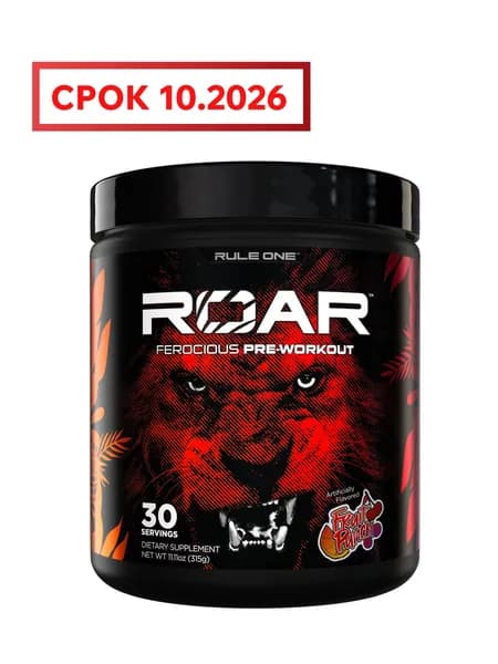 RULE ONE Roar Pre-Workout 315g, Предтрен, Предтренировочный комплекс , Фруктовый пунш