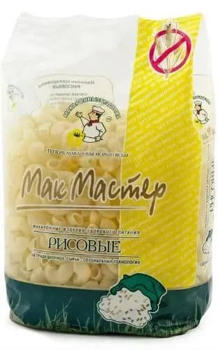 МакМастер Макаронные изделия, Рисовые, рожок 300 гр