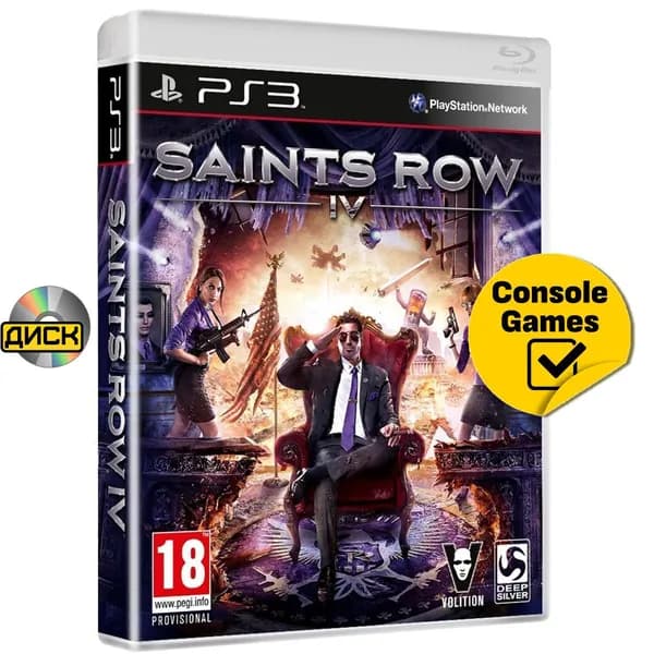 Игра PS3 Saints Row 4 IV (английская версия) (PlayStation 3, Английская версия)