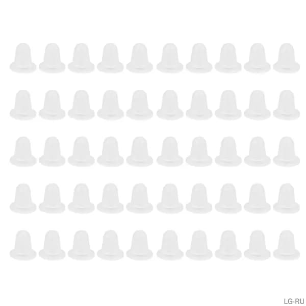Силиконовые прозрачные мягкие чашки с U-образным дном для экономии пигмента, предназначенные для профессионального татуажа и микроблейдинга