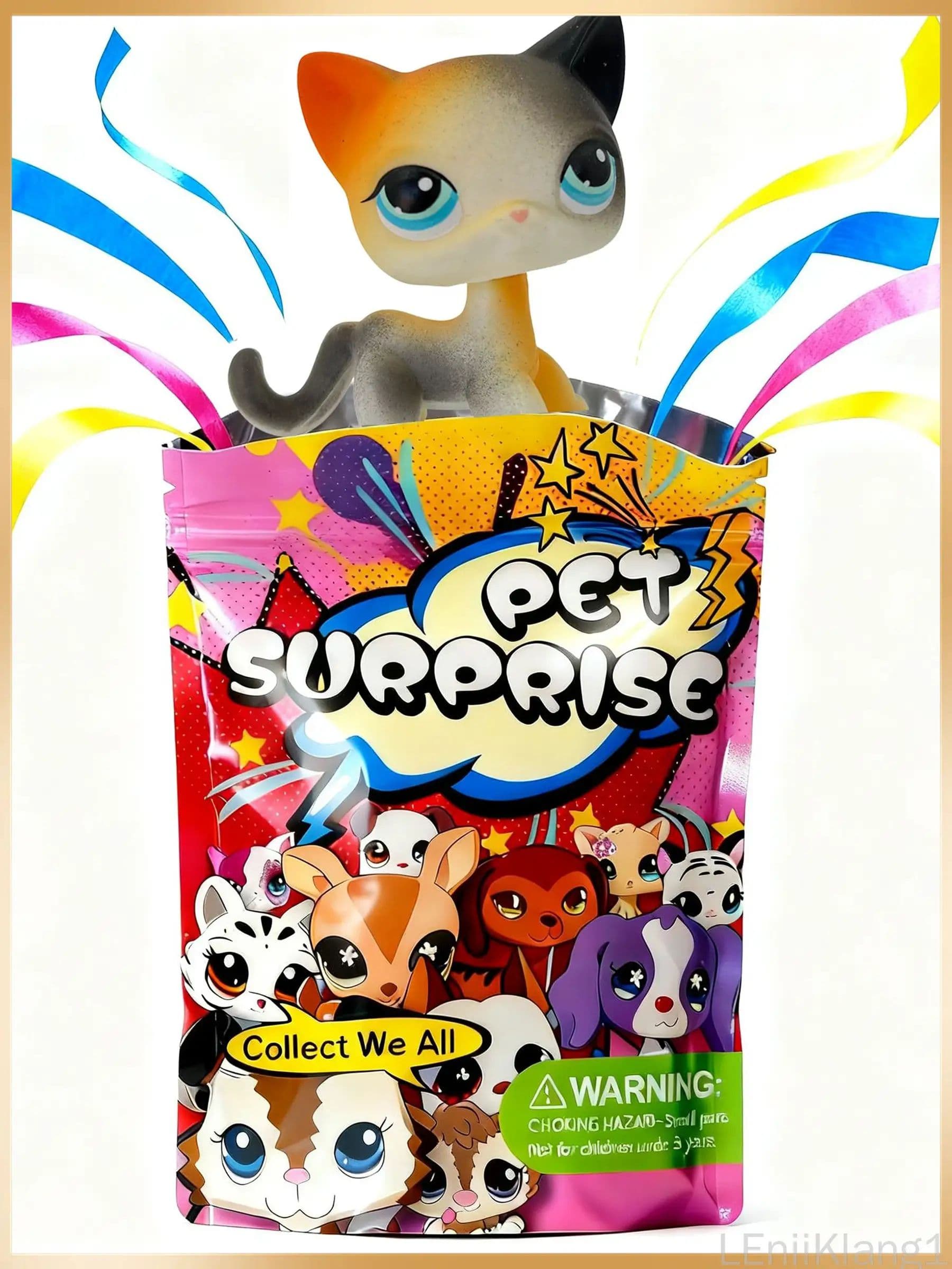 Pet Shop #106,лпс игрушки,Короткошерстная кошка,подарок для девочки(С упаковочным пакетом)