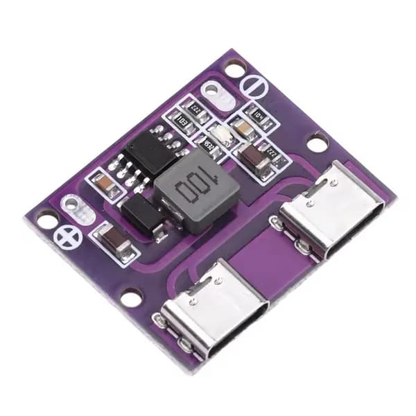 DC-DC-преобразователь для автомобиля с двумя разъёмами USB-C, входное напряжение 6 36 В, выход 5 В/3 А