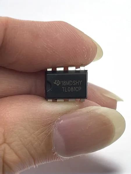 Операционный усилитель TL081CP, JFET, 1 канал, 3МГц 13В/мкс, DIP-8, 10 шт