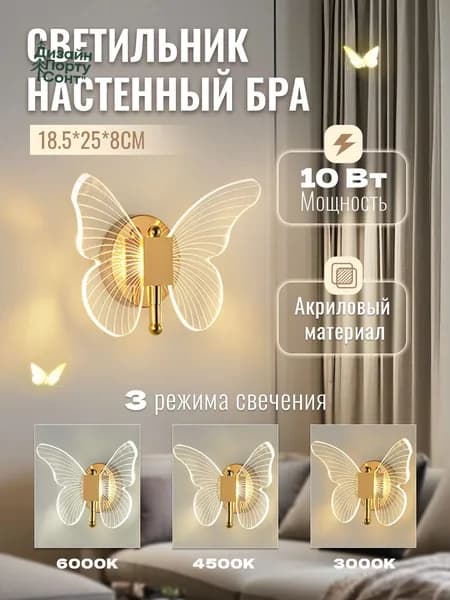 Настенный светильник, 12 Вт