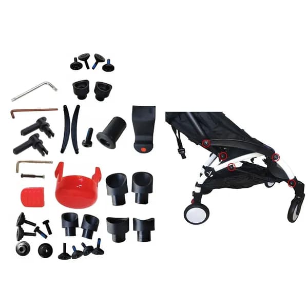 Винт бокового подлокотника коляски-винт 4 плюс прокладка