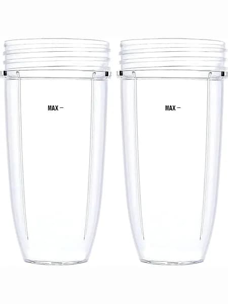 ACDANC Набор из 2-х чаш для блендера 18oz с запасными частями, совместим с NutriBullet 600W и 900W