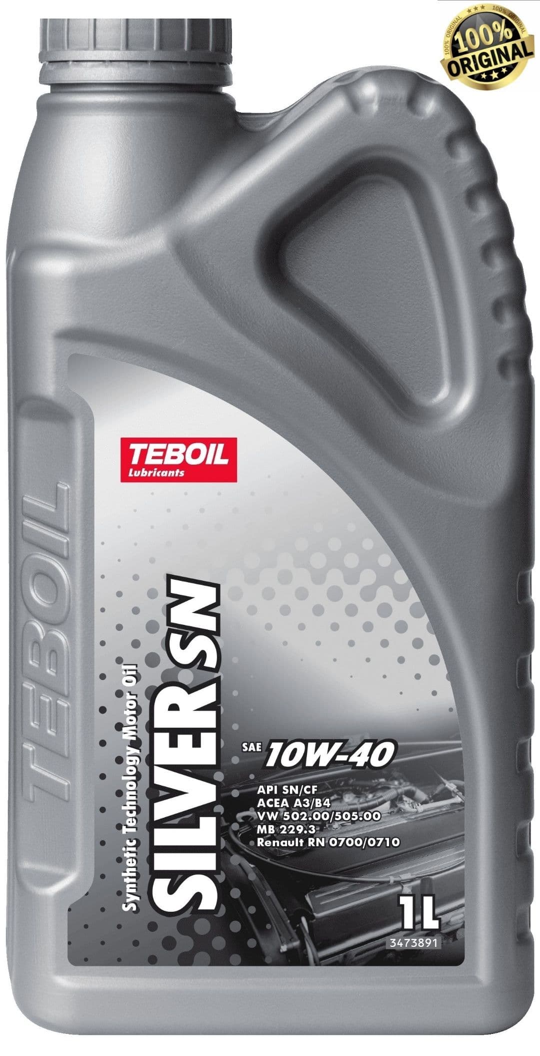 TEBOIL 10W-40 Масло моторное, Полусинтетическое, 1 л