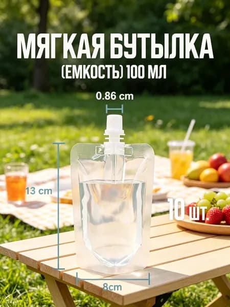 Спортивная бутылка, 100 мл