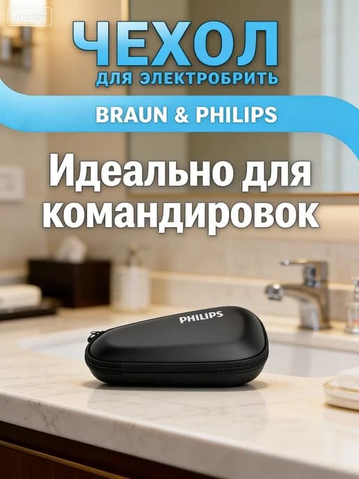 Чехол для бритвы и триммера Philips OneBlade