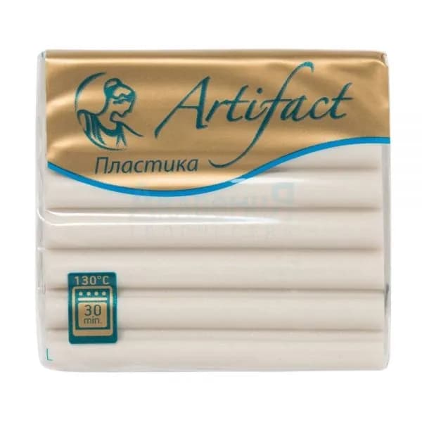 Полимерная глина, запекаемая пластика Artifact Pearlescent 703 цвет перламутровый белый 56 гр.