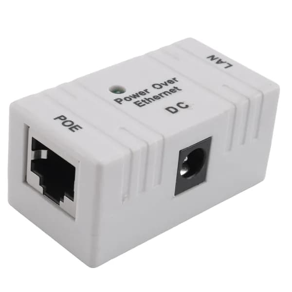 PoE 100 Mbps инжектор 5V/12V/24V/48V 1A BJW Power Splitter для IP-камеры, PoE адаптер, белый