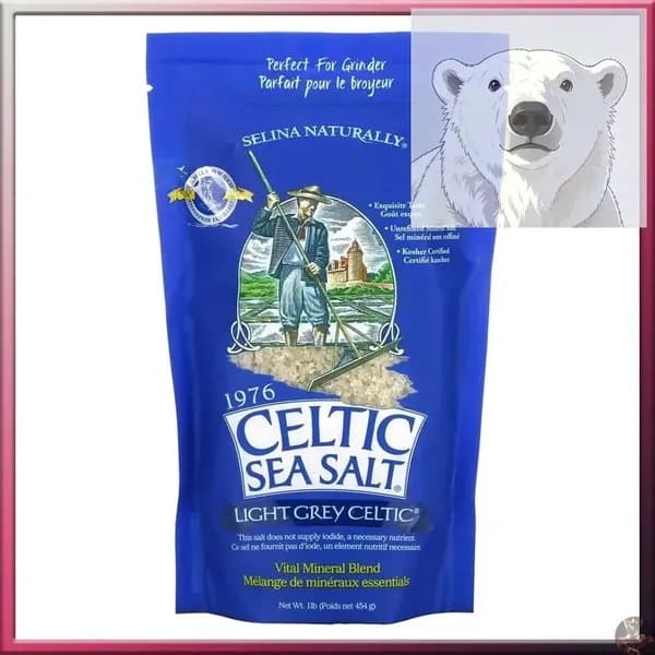 Celtic Sea Salt, Light Grey Celtic, Кельтская соль / смесь основных минералов, серый, 454 гр, средний помол