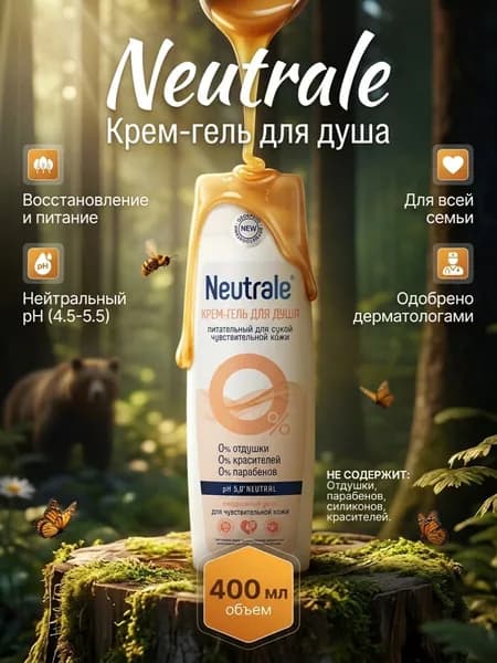 Neutrale Средство для душа, гель, 400 мл