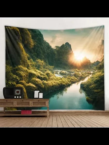 Гобелен пейзаж 100% полиэстер 90x75cm