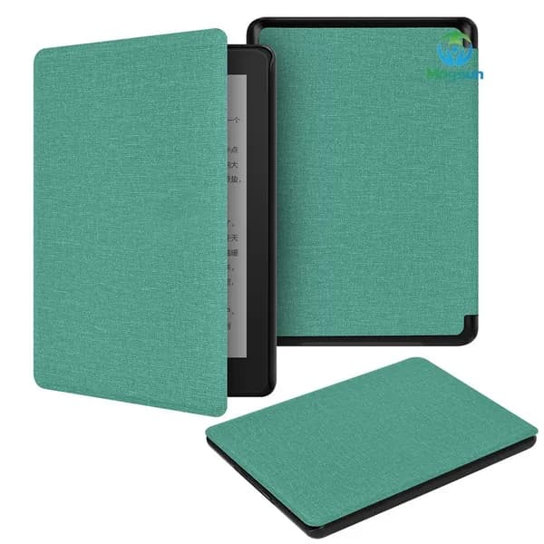 Чехол для Kindle Paperwhite 12-го поколения 2024 года и Colorsoft Signature Edition, зелёный, с функцией автоматического пробуждения