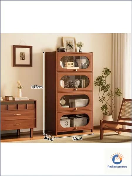 Шкаф книжный, 60х30х142 см