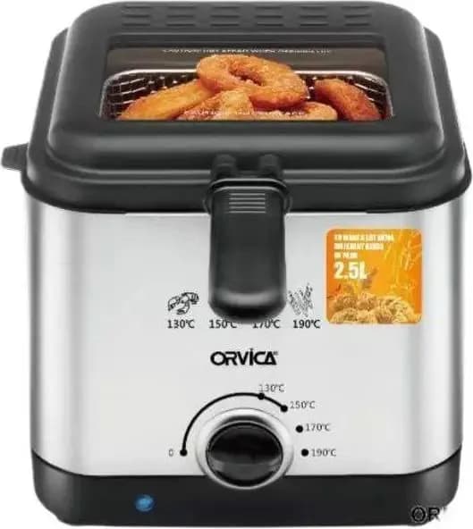 Фритюрница Orvica ORM-8820 черный, серебристый