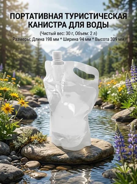 Складной питьевой резервуар для походов и кемпинга гидратор для велоспорта и альпинизма прозрачный и прочный