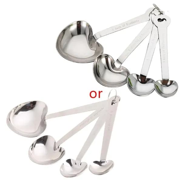 Мерная ложка из нержавеющей стали с ручкой для чая, эспрессо и супа, Silver