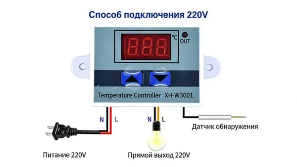 Терморегулятор, термостат до 1500Вт