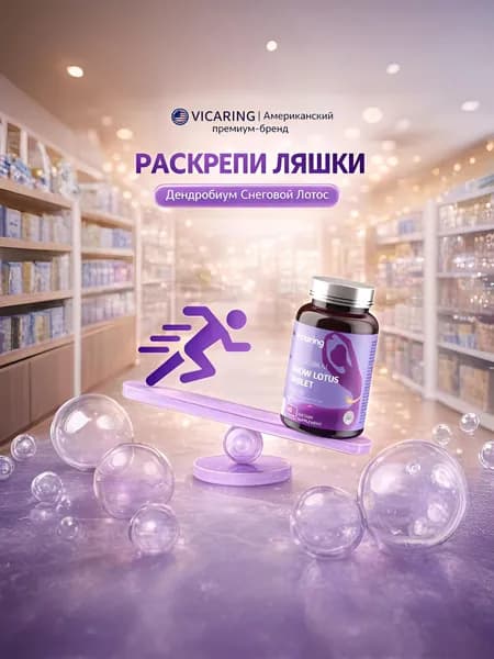 Пробиотик ВИКАРИНГ В420 используется для сжигания жира и улучшения обмена веществ, 90 таблеток