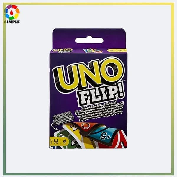 Карточная игра Uno Flip (английская версия) карточная игра для детей, отличный подарок.