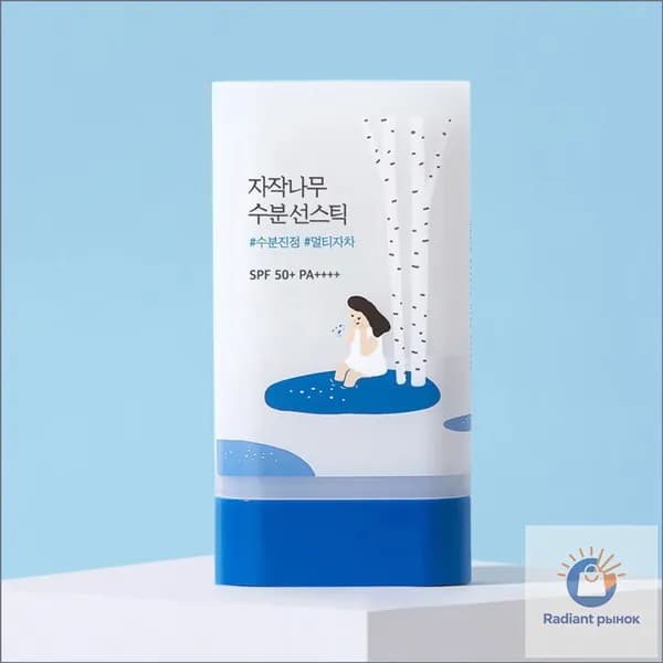 Стик солнцезащитный березовый увлажняющий - Moisturizing sun stick SPF 50+ 19г