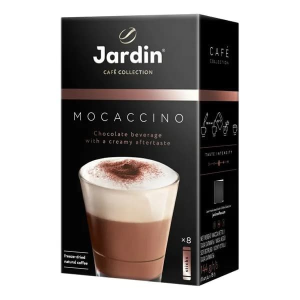 Кофейный напиток Jardin Moccaccino 3 в 1 растворимый в стиках 18 г х 8 шт