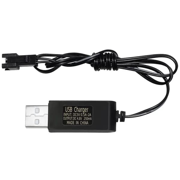 Кабель для зарядки USB 48V NiMH c разъемом 2P для автоматического управления