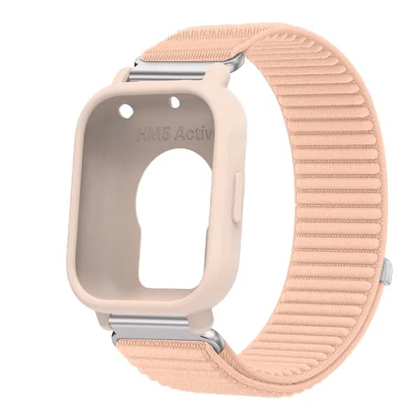 Нейлоновый ремешок с силиконовым чехлом, совместимый с Redmi Watch 5 Lite. Имеет тканый дизайн с эластичностью для мягкой и удобной посадки.