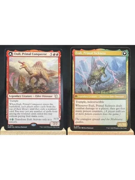 Высококачественная игровая карта Magic The Gathering, подходящая для семейных и дружеских посиделок, поставляется в прозрачном наборе.