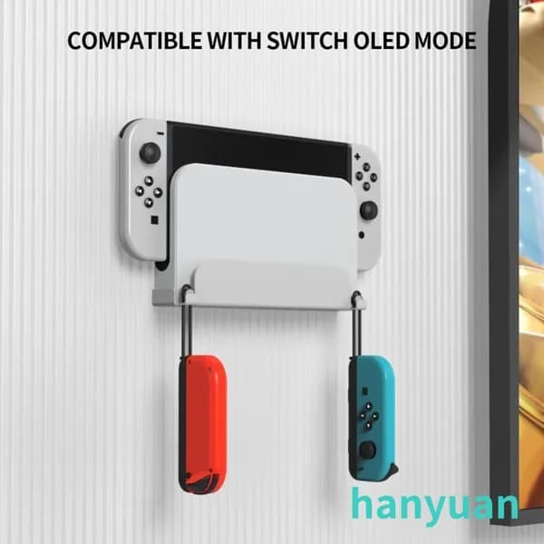 Крепление для Nintendo Switch OLED на стену белого цвета