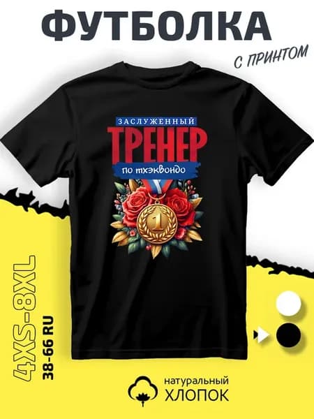 Футболка тренер тхэквондо