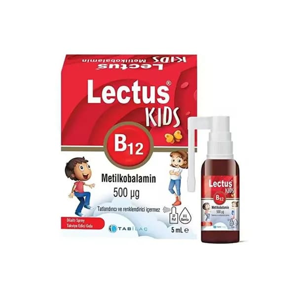 Lectus Метилкобаламин Kids B12 подъязычный спрей 5 мл